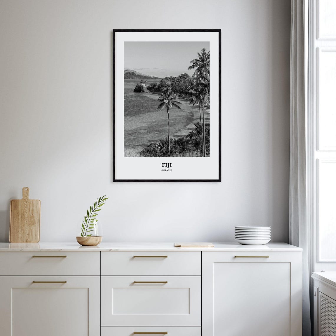 Fiji Wall Art No 3 Fiji Wall Decor Fiji Poster Fiji Home Decor Fiji Travel Gift Fiji Travel Print - Image 2