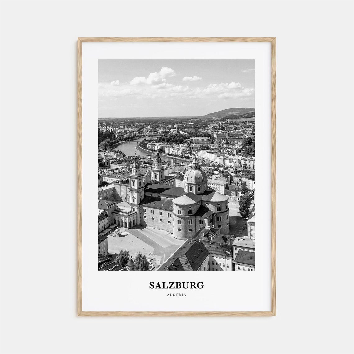 Salzburg Wall Art Salzburg Wall Decor Salzburg Poster Salzburg Home Decor Salzburg Travel Gift Salzburg Travel Print