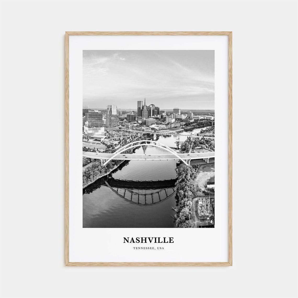 Nashville Wall Art No 1 Nashville Wall Decor Nashville Poster Nashville Home Decor Nashville Travel Gift Nashville Travel Print