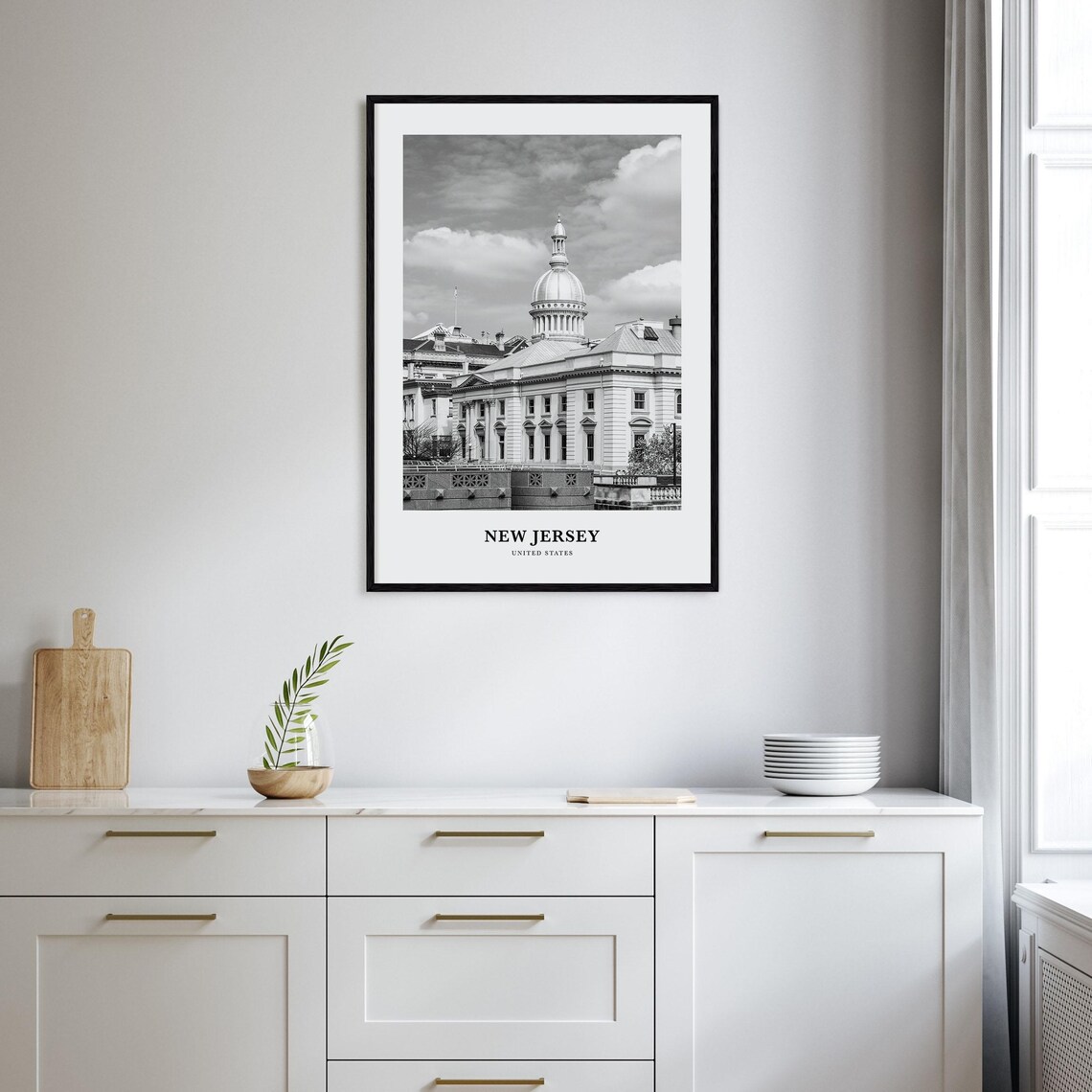 New Jersey State Capitol Dome Historic Architecture Photo Poster - Image 2