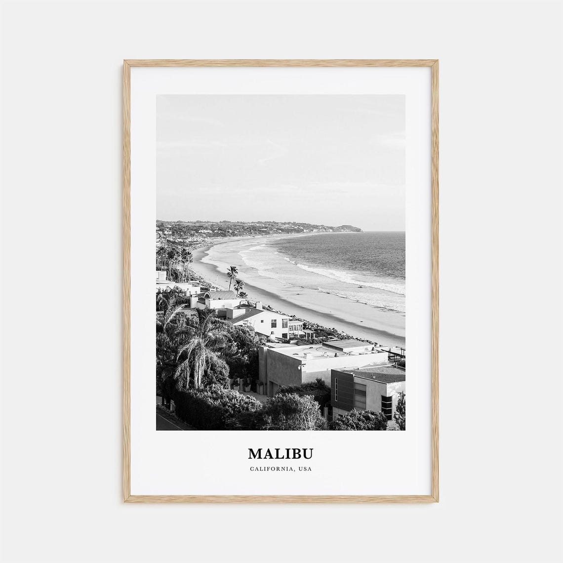 Malibu Wall Art No 2 Malibu Wall Decor Malibu Poster Malibu Home Decor Malibu Travel Gift Malibu Travel Print