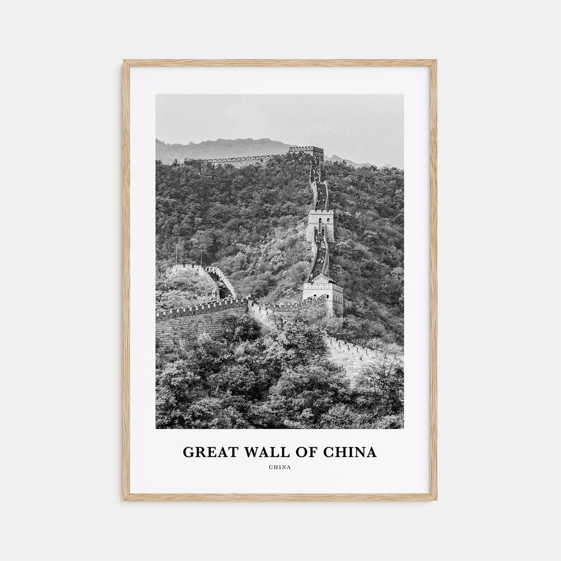 Great Wall Of China Wall Art Great Wall Of China Wall Decor Great Wall Of China Poster Great Wall Of China Home Decor Wall Of China