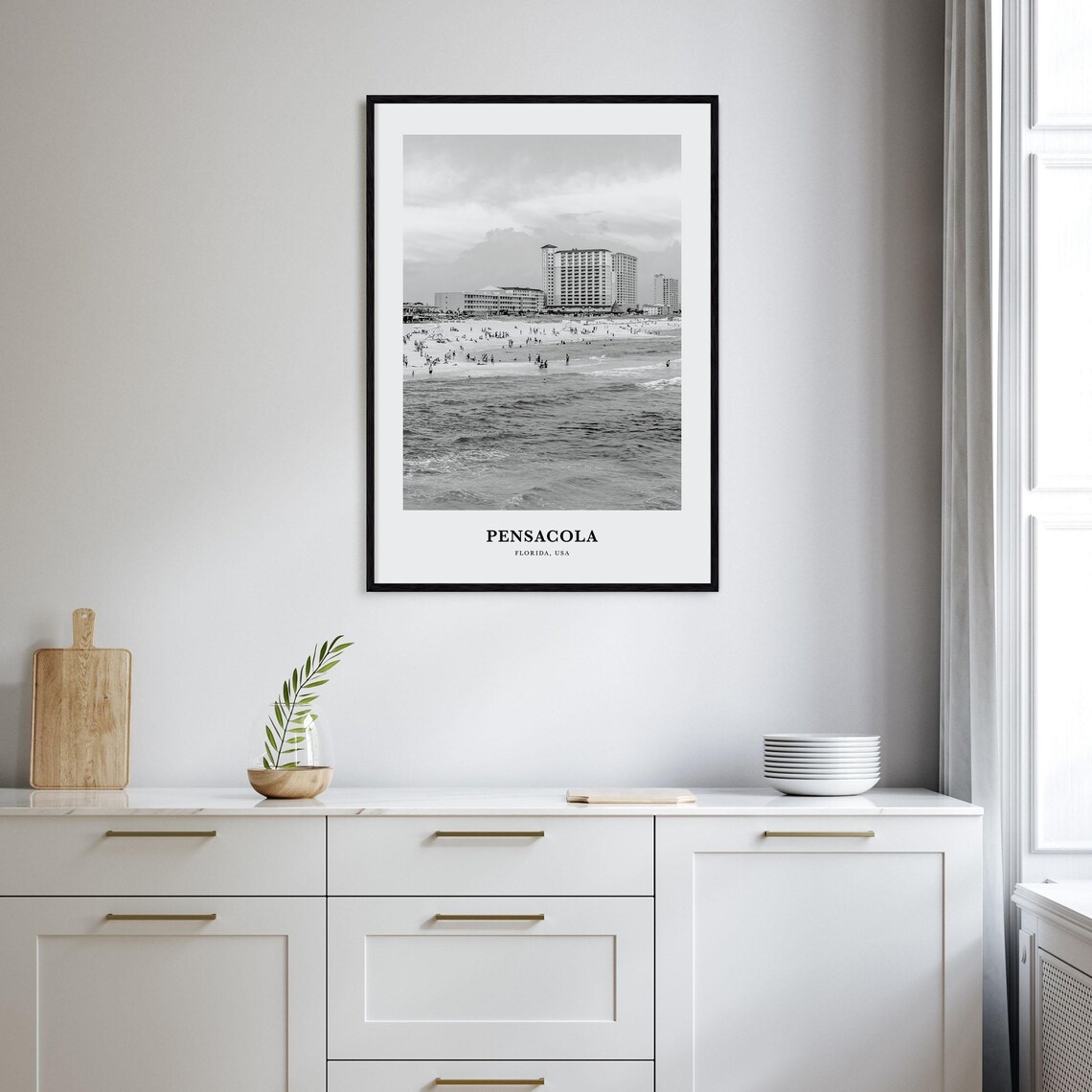 Pensacola Wall Art No 1 Pensacola Wall Decor Pensacola Poster Pensacola Home Decor Pensacola Travel Gift Pensacola Travel Print - Image 2