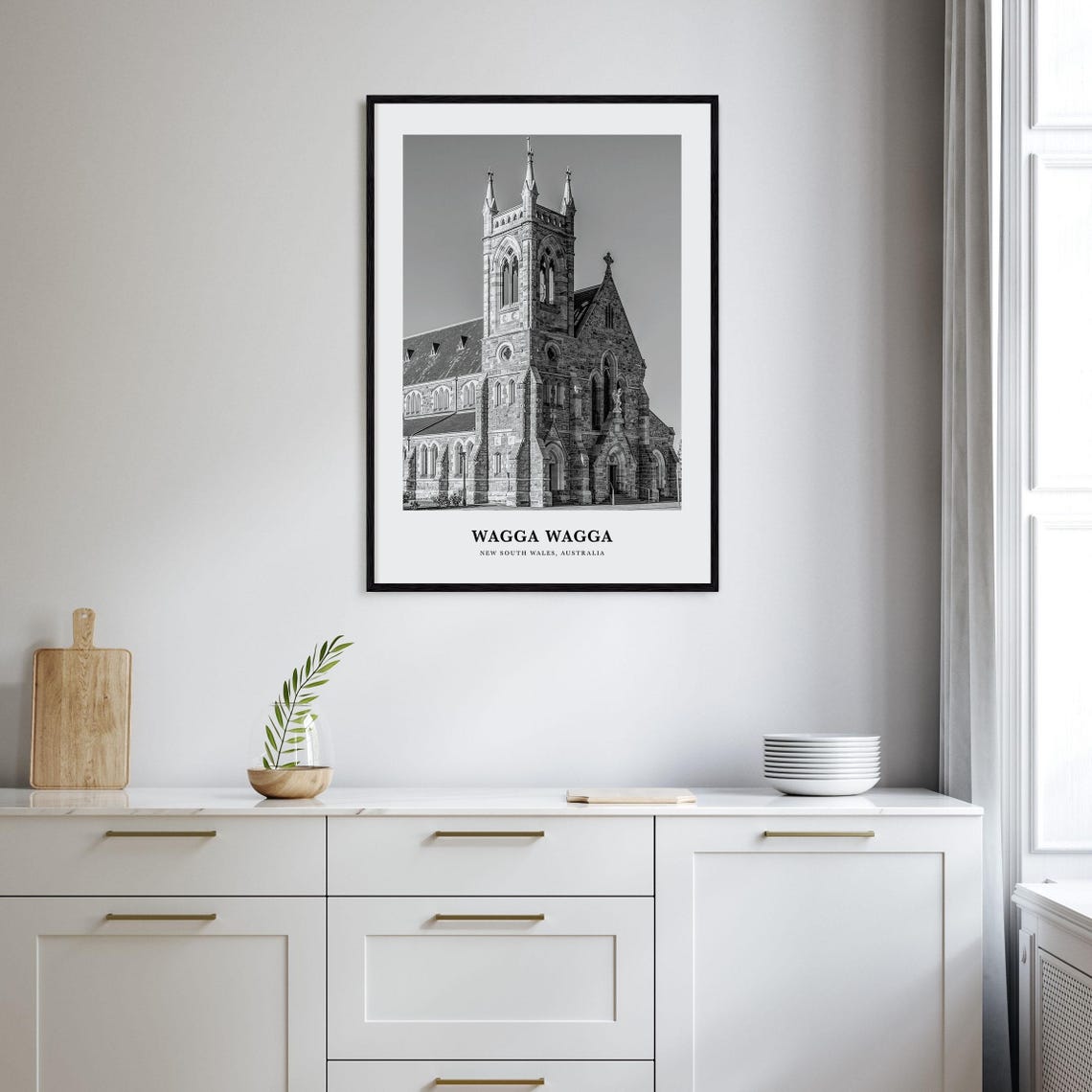 Wagga Wagga Wall Art Wagga Wagga Wall Decor Wagga Wagga Poster Wagga Wagga Home Decor Wagga Wagga Travel Gift Wagga Wagga Travel Print - Image 2