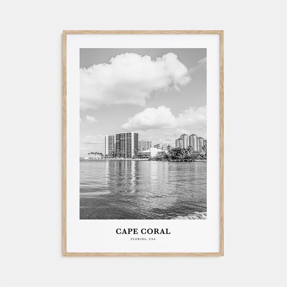 Cape Coral Wall Art Cape Coral Wall Decor Cape Coral Poster Cape Coral Home Decor Cape Coral Travel Gift Cape Coral Travel Print