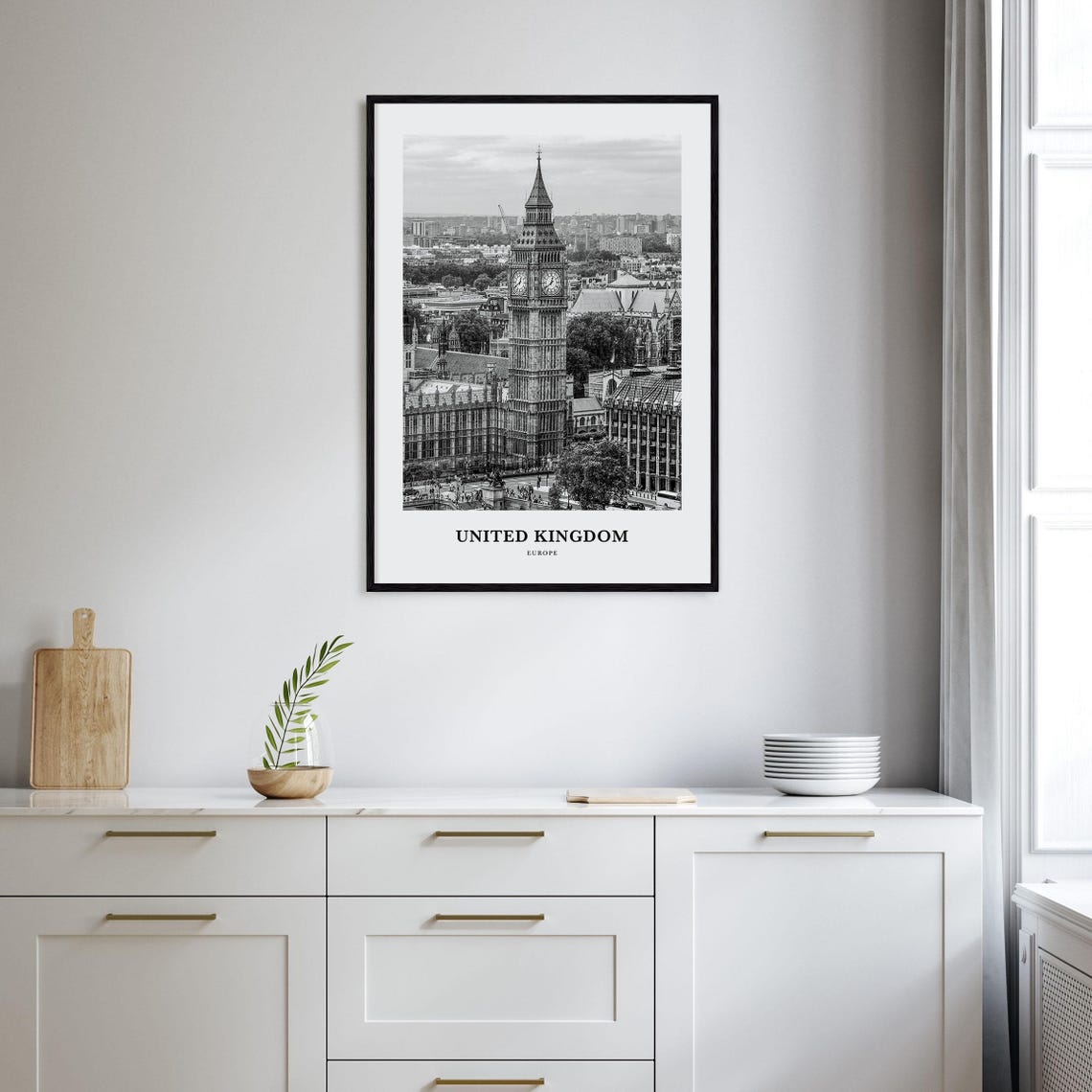 United Kingdom Wall Art No 1 United Kingdom Wall Decor United Kingdom Poster United Kingdom Home Decor United Kingdom Travel Gift - Image 2