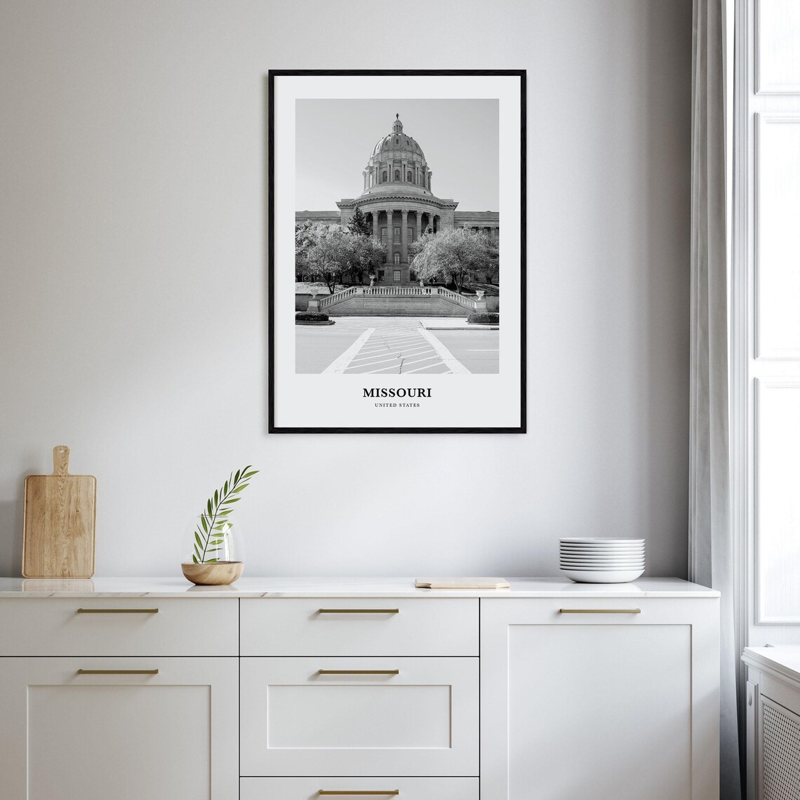 Missouri State Capitol Jefferson City Dome Building Photo Poster - Image 2