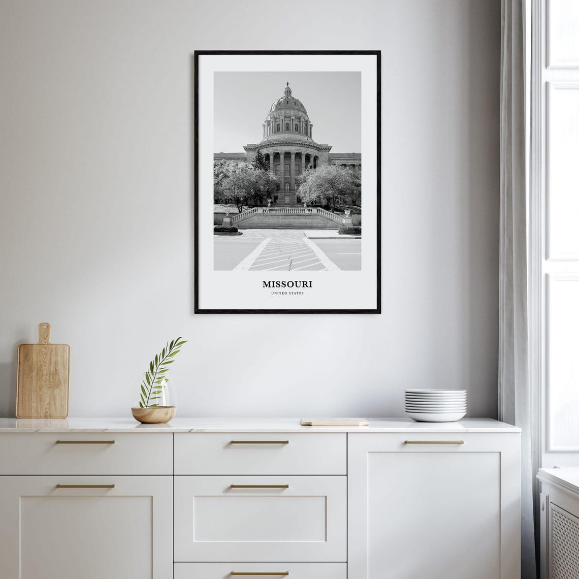 Missouri Wall Art No 1 Missouri Wall Decor Missouri Poster Missouri Home Decor Missouri Travel Gift Missouri Travel Print - Image 2