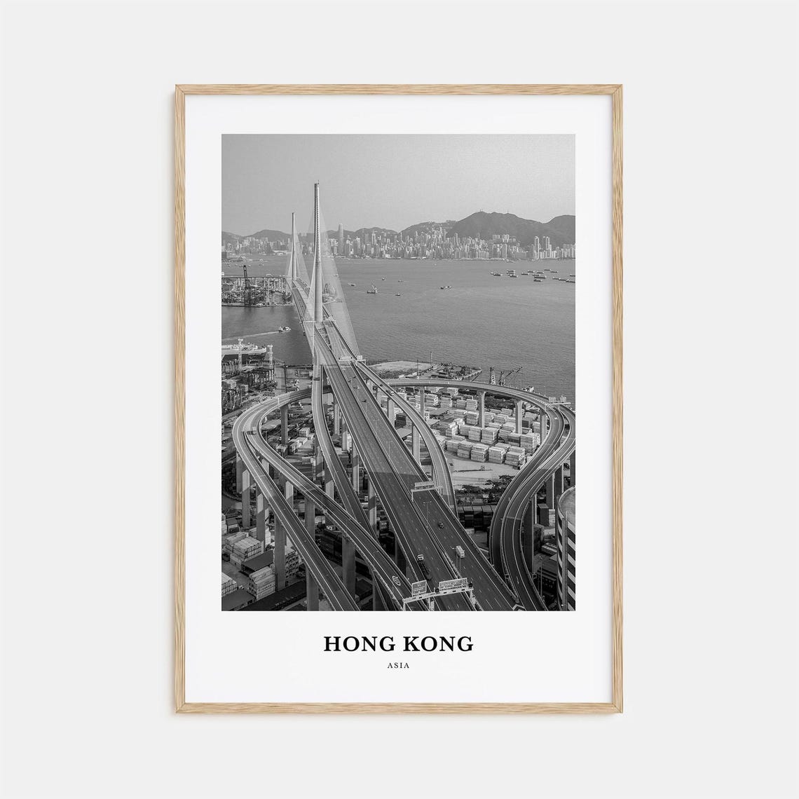 Hong Kong Wall Art No 1 Hong Kong Wall Decor Hong Kong Poster Hong Kong Home Decor Hong Kong Travel Gift Hong Kong Travel Print