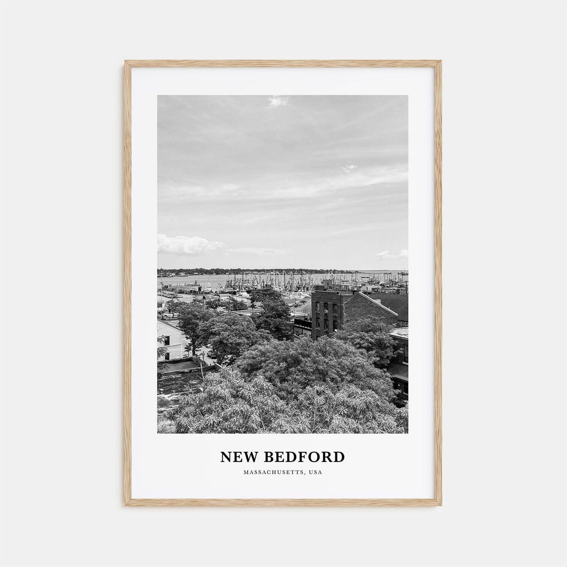 New Bedford Wall Art New Bedford Wall Decor New Bedford Poster New Bedford Home Decor New Bedford Travel Gift New Bedford Travel Print