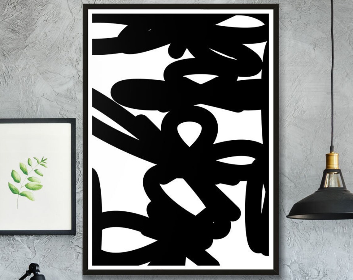 Graffiti Art Print, Urban Street Abstract Decor
