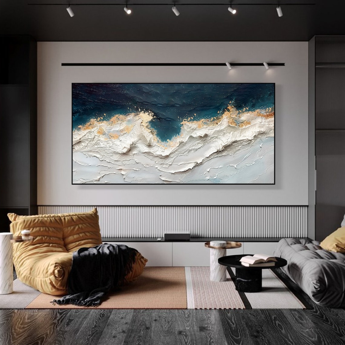 Ocean Wave Minimalist Beach Art Print, Wabi Sabi - Image 4