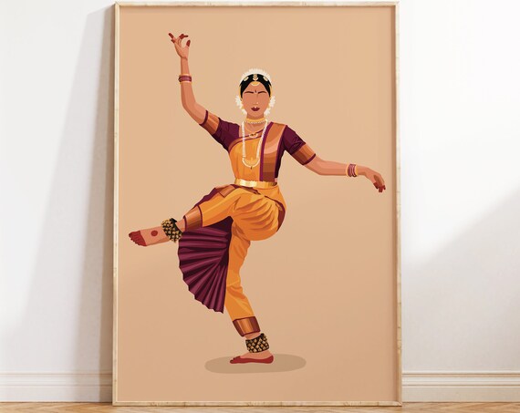 Bharatanatyam Dancer - Indian Art