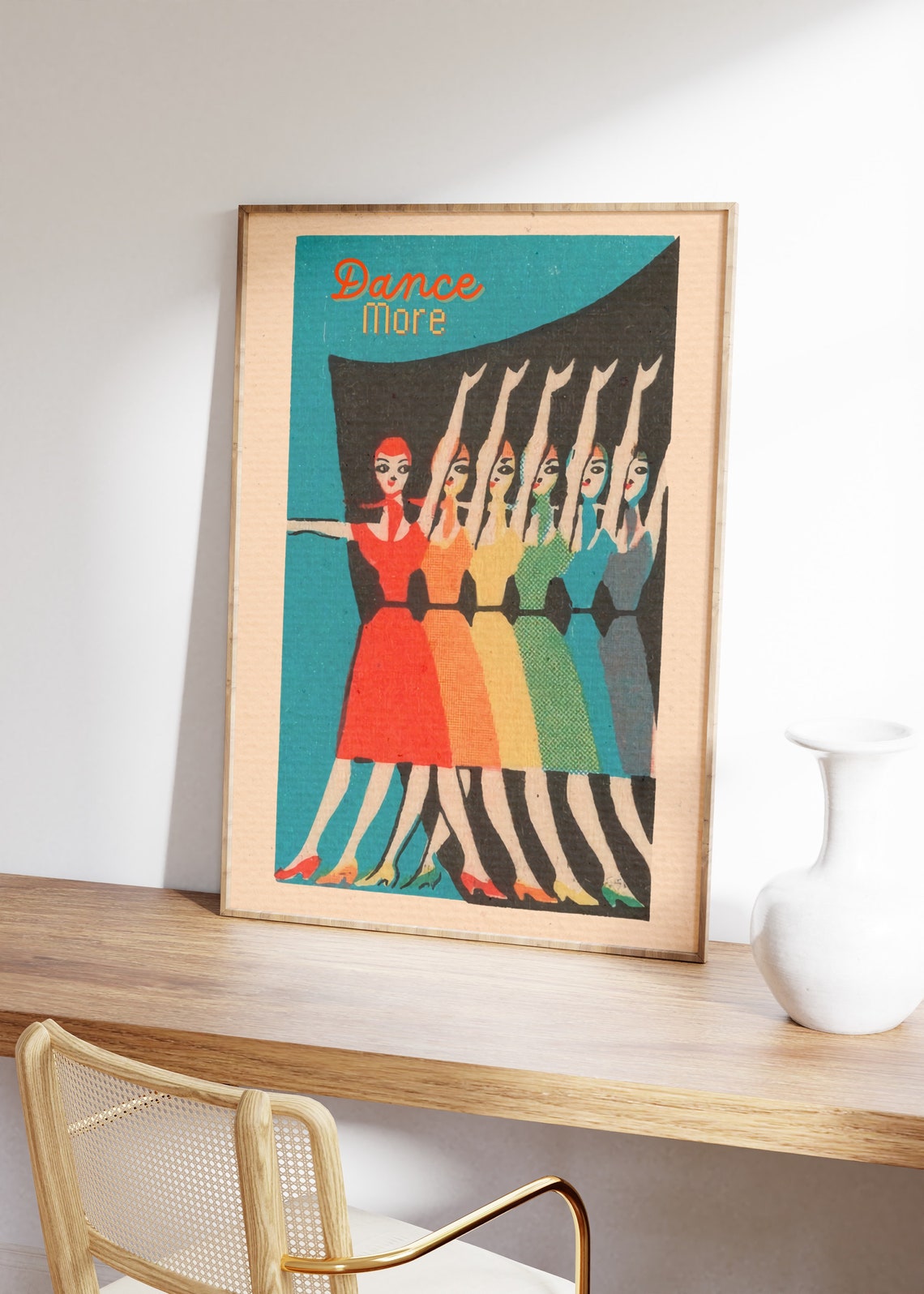 Vintage Dancer Inspirational Quote Poster Art Print - Image 2