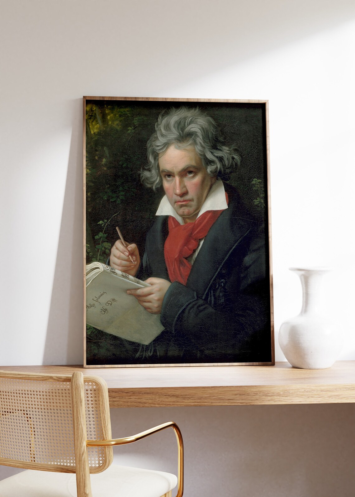 Ludwig van Beethoven by Joseph Karl Stieler Classic Portrait Poster - Image 3