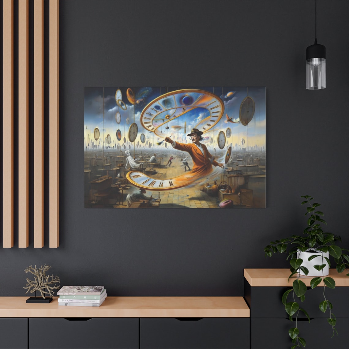 Salvador Dali-Inspired Persistence of Memory Art Print - Image 4