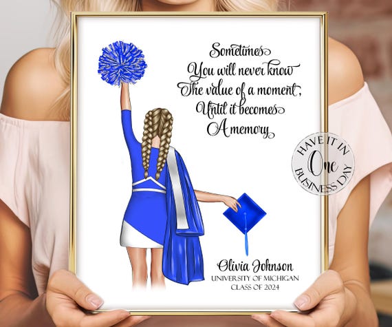 Senior Cheerleader Gifts Cheerleader Graduation Gift Senior Cheer Gifts Personalized Cheer Team Gifts Cheer Senior Gift Competition Cheer
