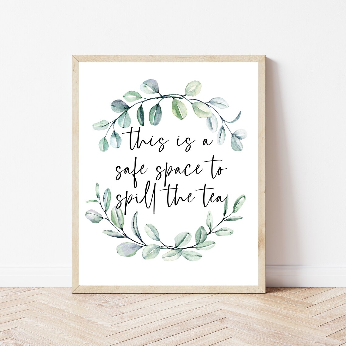Safe Space Sign, Therapist Office Decor Art Print