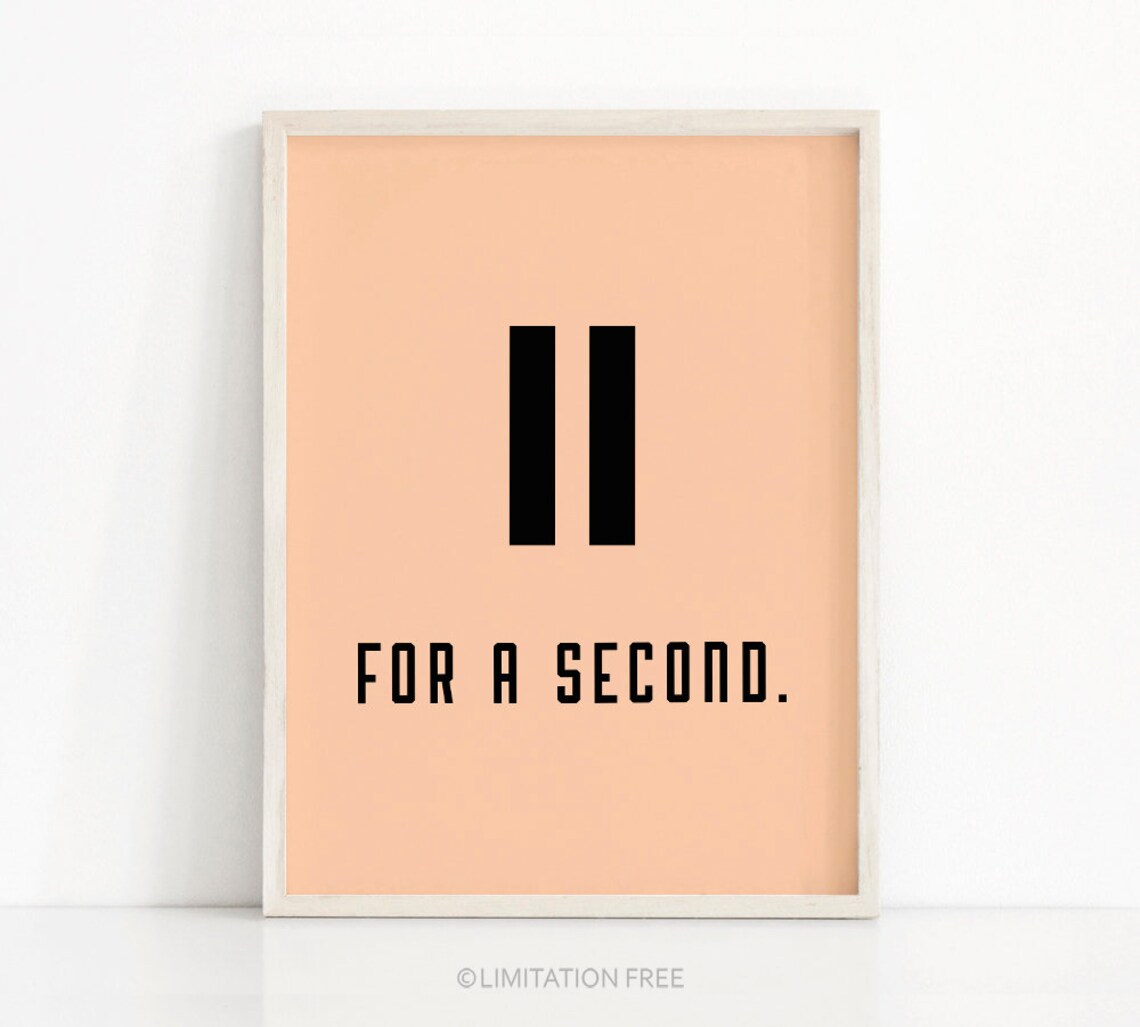 Modern Minimalist Motivational Quote Art Print