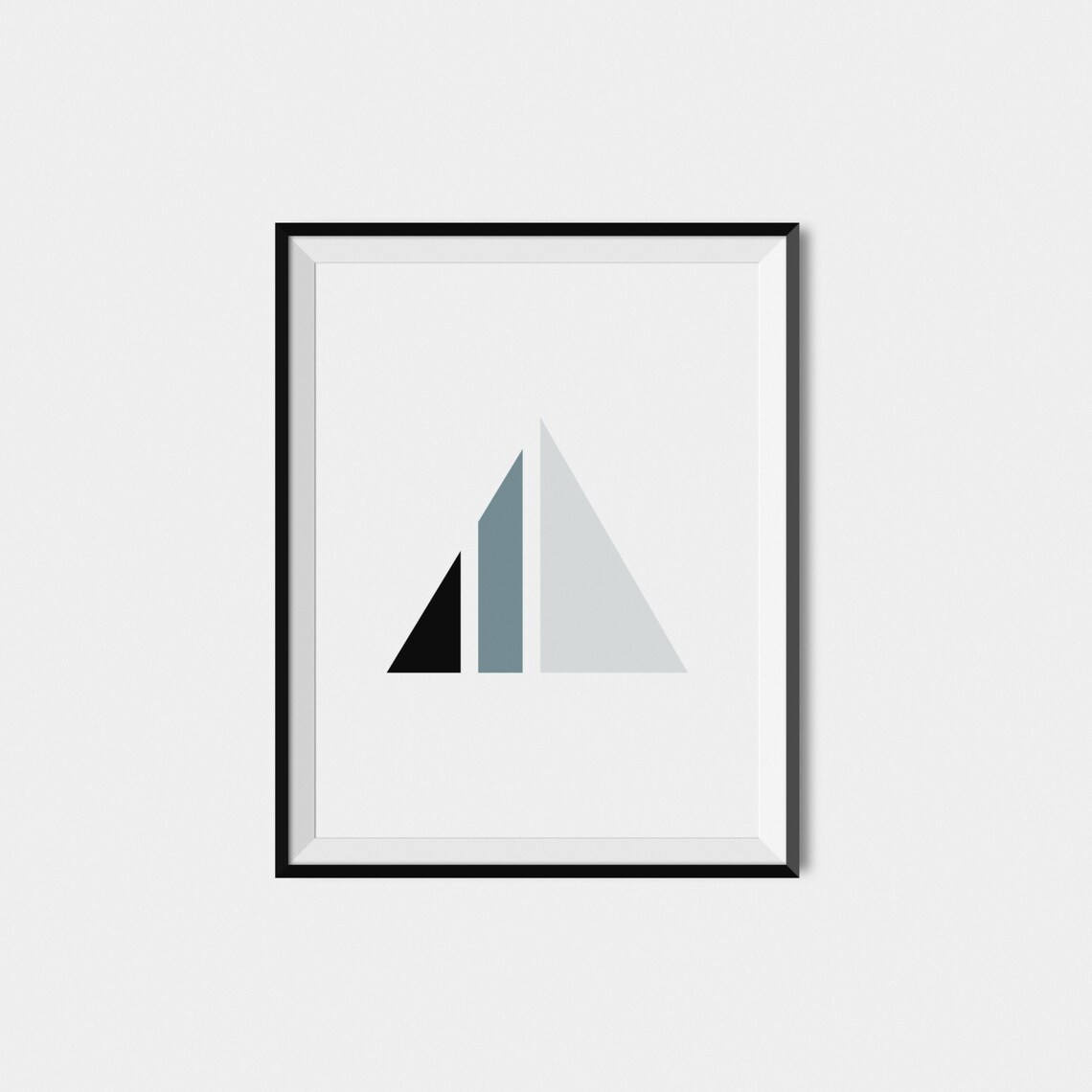 Geometric Abstract Art Print, Minimalist Modern - Image 2