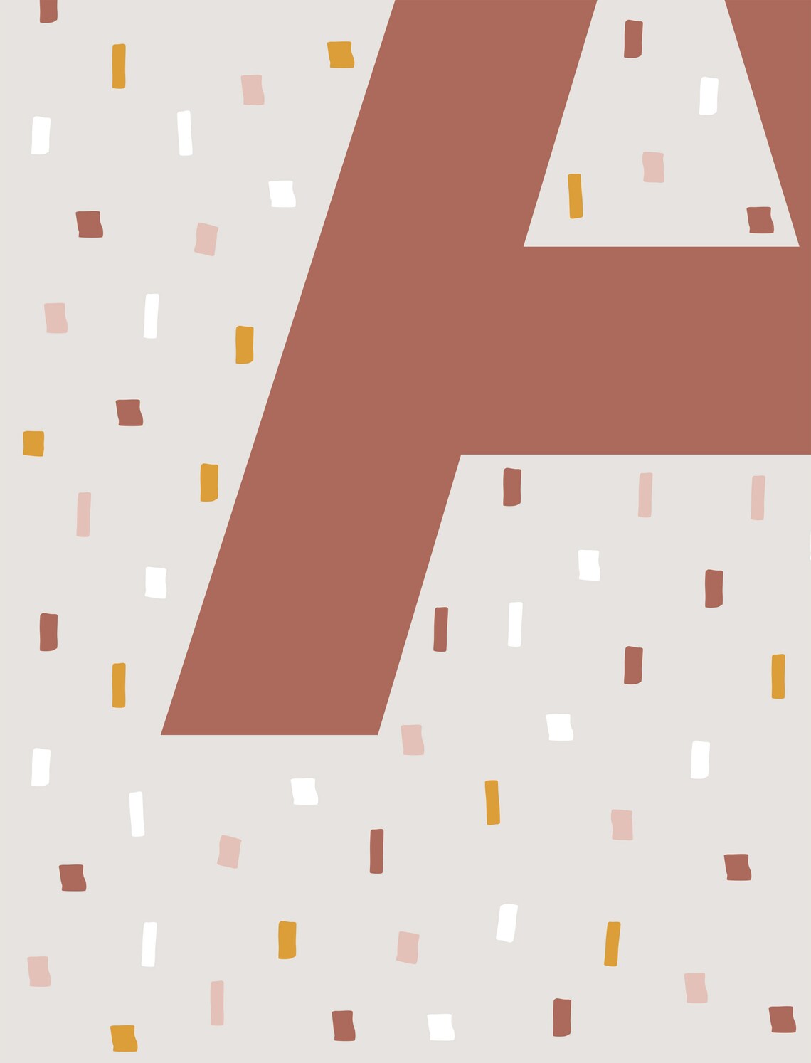 Custom Nursery Letter Art Print for Kids Rooms - Image 2