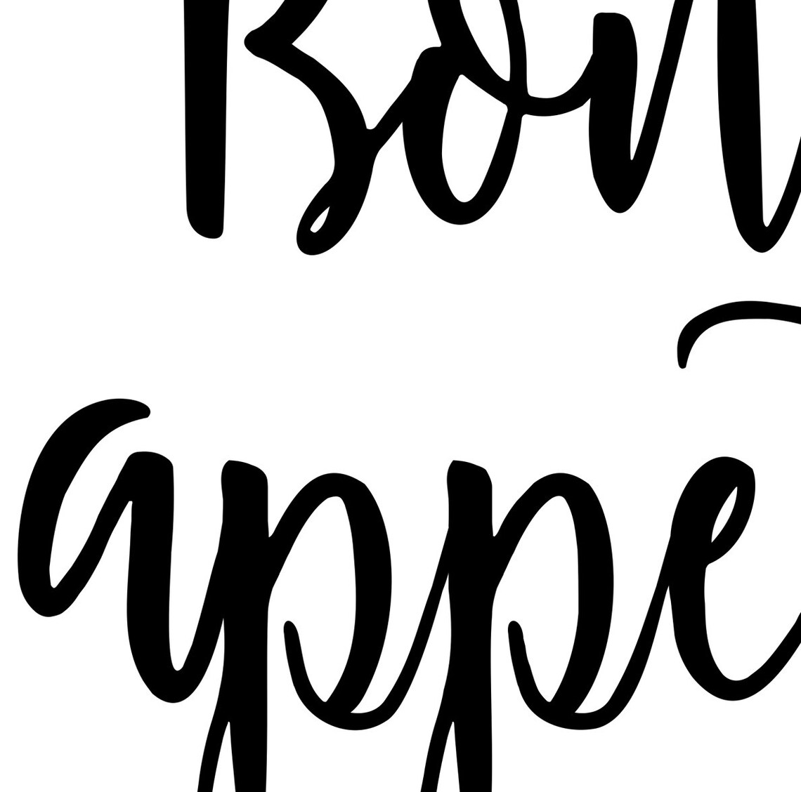 Bon Appetit Typography Kitchen and Dining Room Art Print - Image 3