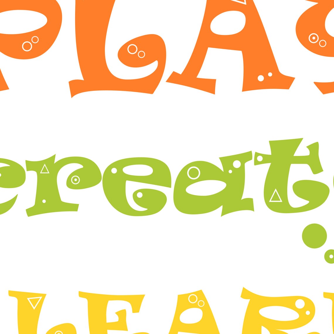 Play Create Learn Explore Print for Playroom Nursery - Image 4