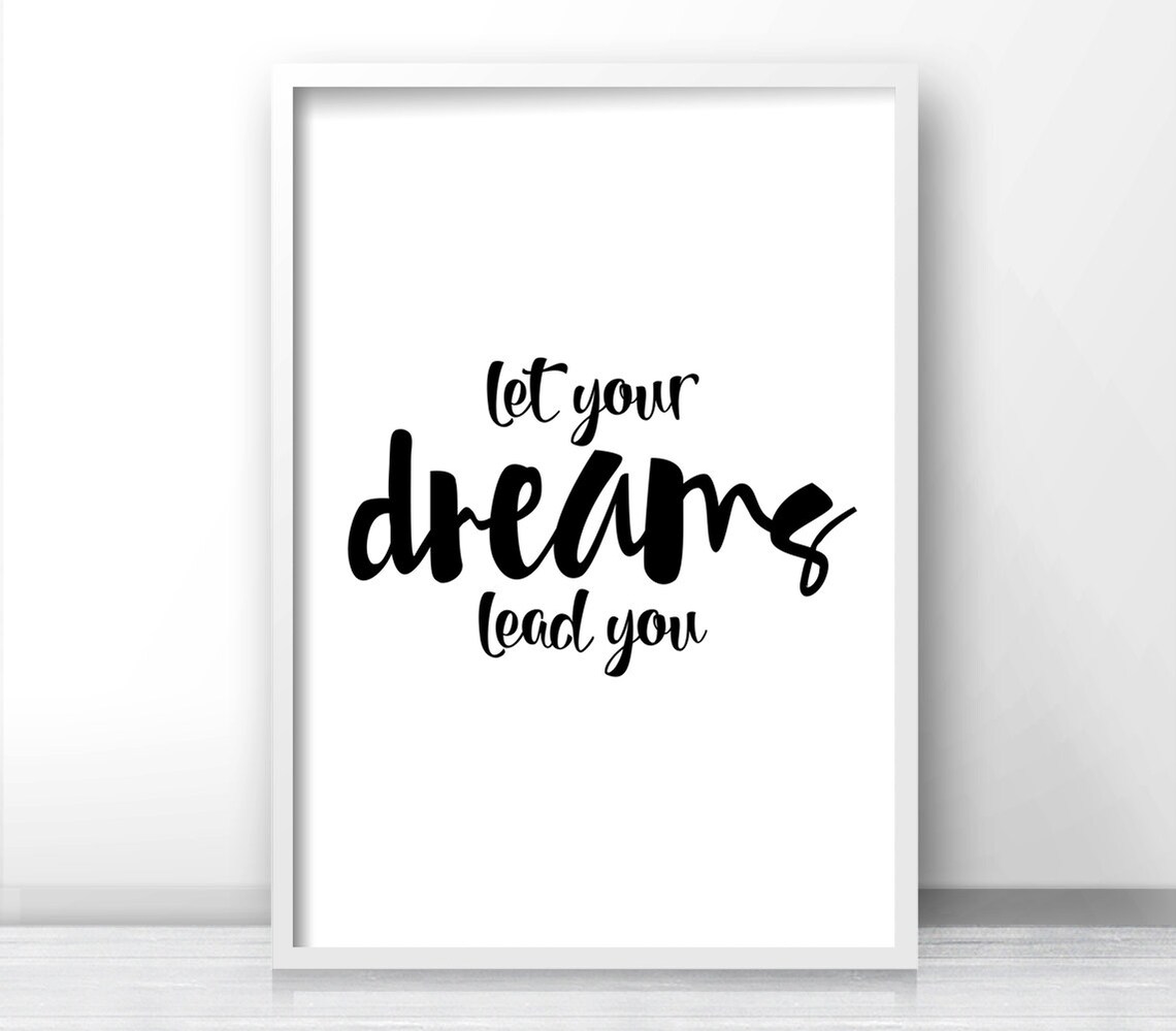 Inspirational Quote Typography Wall Art Print - Image 4