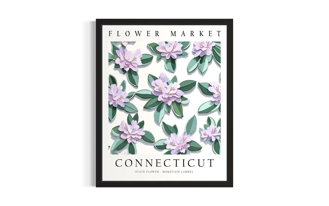 October Birth Flower Marigold Flower Market Style Wall Decor Poster