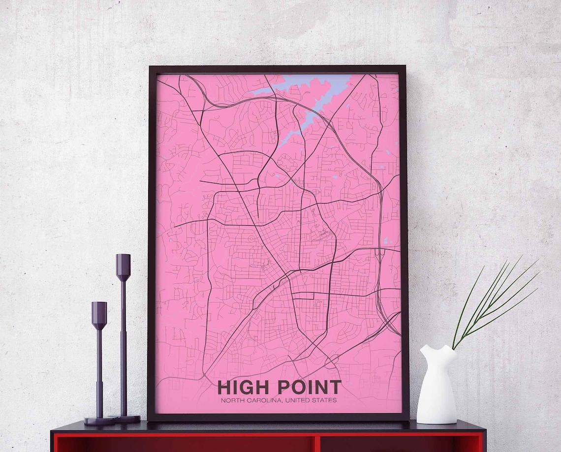 High Point North Carolina Poster Print, City Decor