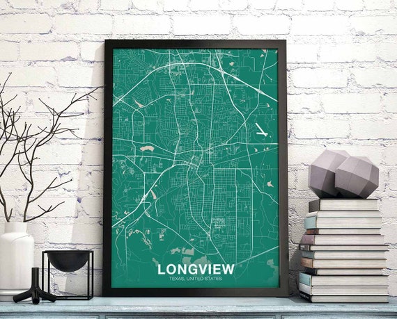 Longview Texas USA Poster Print, Home Decor