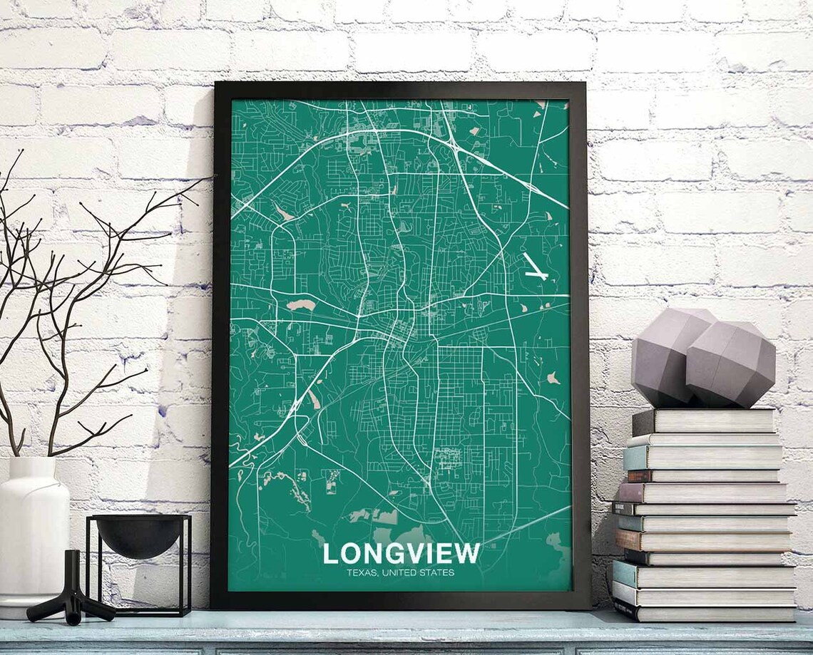 Longview Texas USA Poster Print, Home Decor