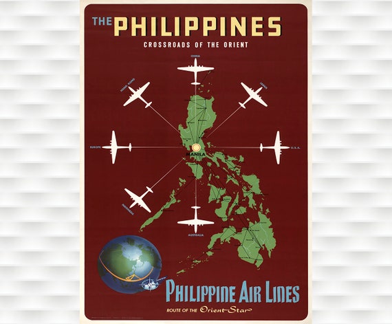 Philippine Air Lines Travel Poster