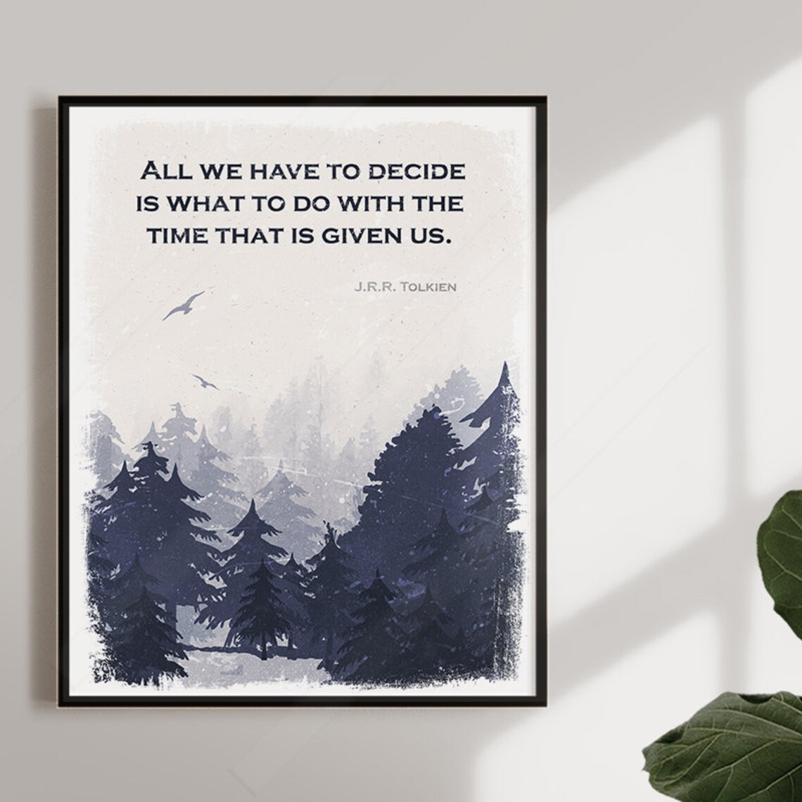 J.R.R. Tolkien Quote, Literary Inspiration Poster - Image 3