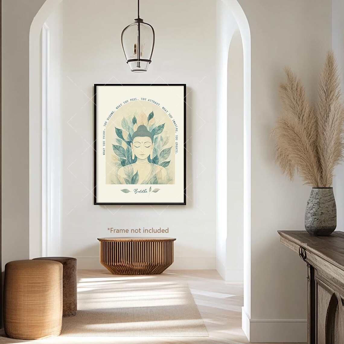 Buddha Wisdom Quote Art Print, Inspirational Decor - Image 3