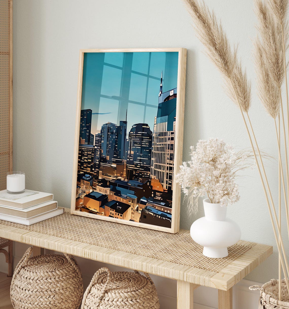 Nashville Watercolor Art Nashville Wall Art Nashville Painting Nashville Artwork Travel Poster Print Nashville Art Print Home Decor - Image 2