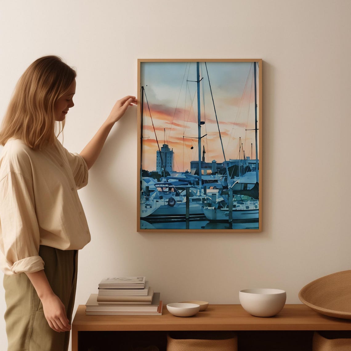 Sarasota Art Print Sarasota Wall Art Watercolor Art Painting Sarasota Gift Sarasota Poster Travel Poster Print Sarasota Artwork - Image 3