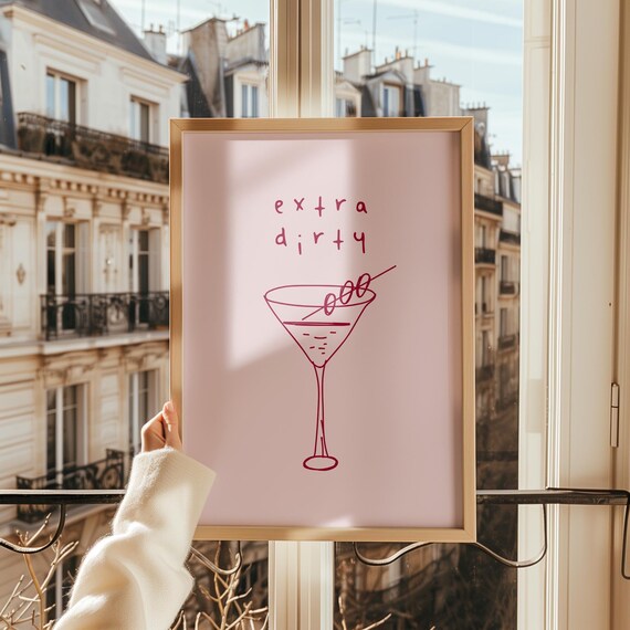 Kitchen Wall Print Art Girl Decor Preppy Food Trendy Girly Prints