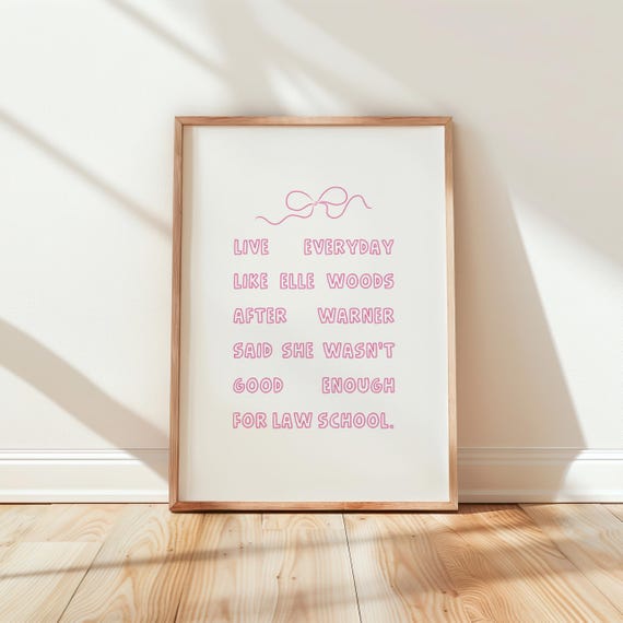 Home Office Wall Print Art Cute Decor Work Poster From
