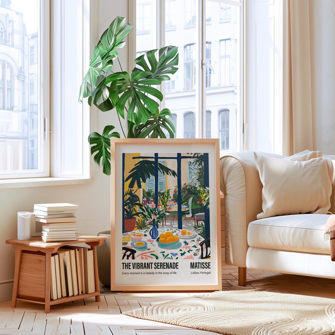 Matisse Inspired Interior Art The Vibrant Serenade Colorful Mediterranean Poster - Image 4