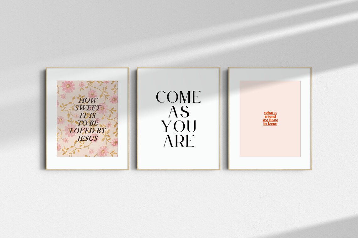 Come As You Are Modern Christian Art Print - Image 2