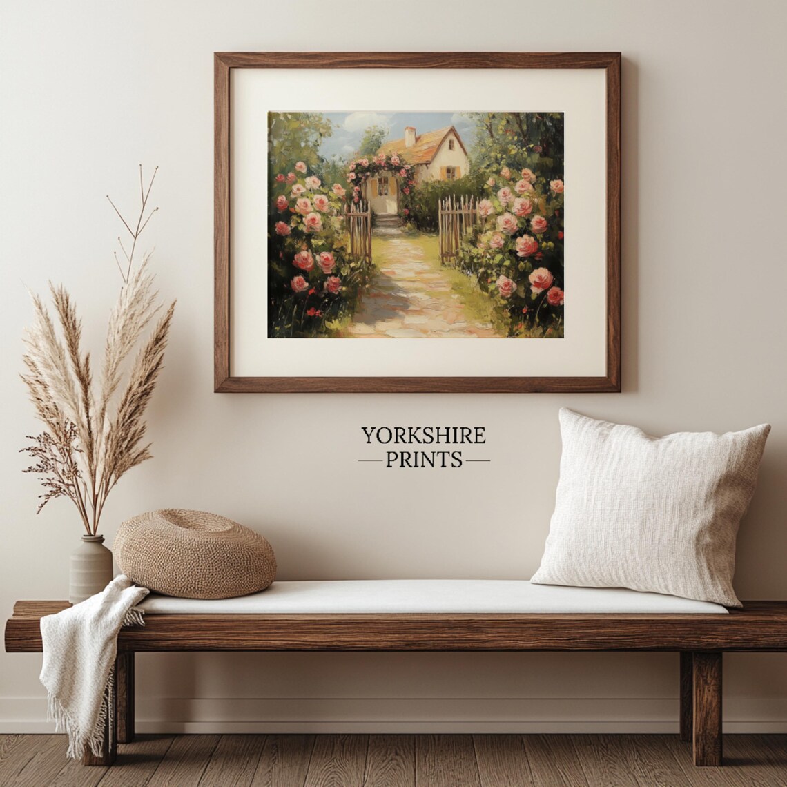 Cottagecore Wildflower Oil Painting, Vintage Farmhouse Poster - Image 2