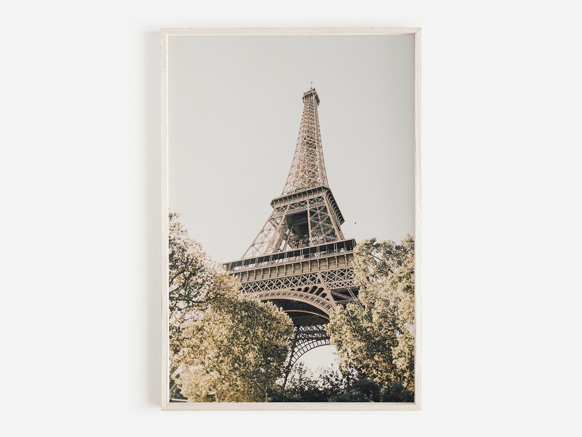 Eiffel Tower Paris French Architecture Art Print