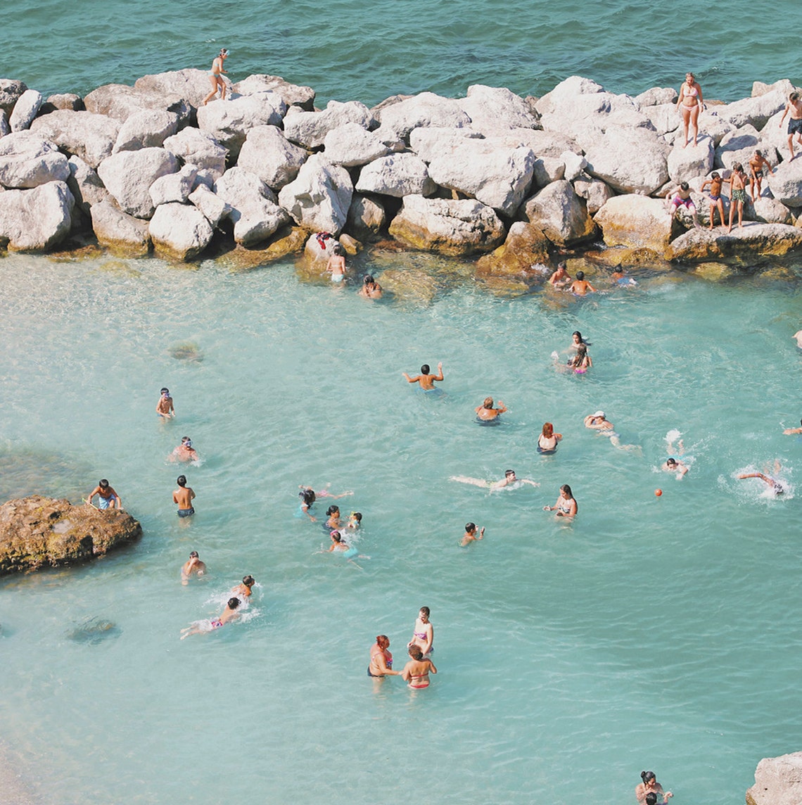 Summer Frame Tv Art Italy Beach Photo People On The Beach Tv Art Amalfi Coast Print Beach Art For Frame Tv Italian Coast Tv Photo - Image 2