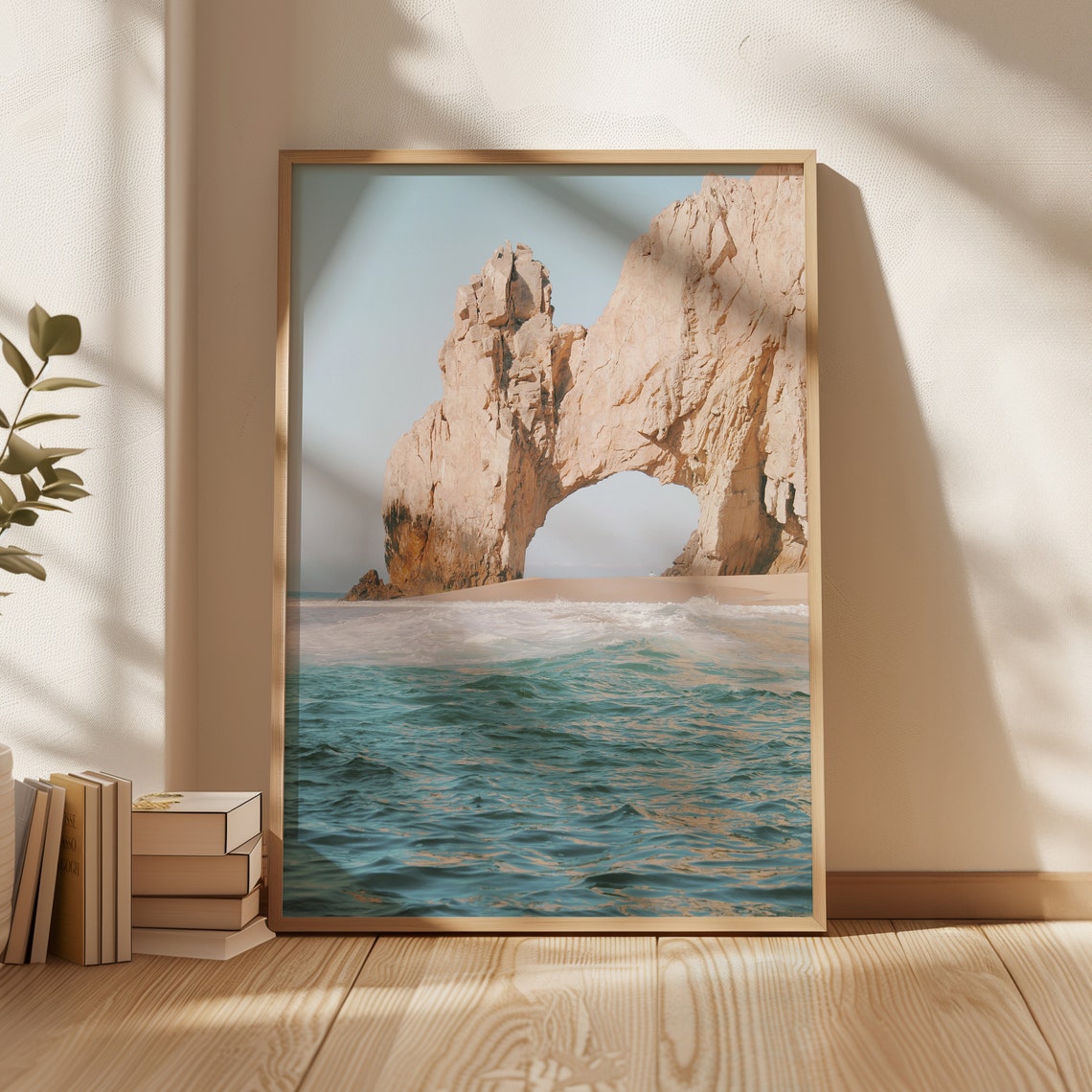 El Arco Cabo San Lucas Natural Stone Arch Turquoise Waves Poster - Image 4