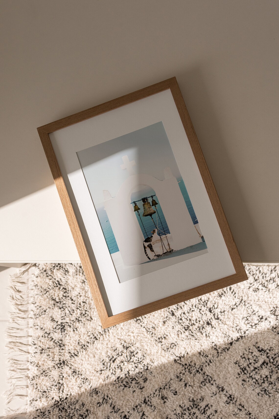 Church Bells Print, Santorini Greek Island Art - Image 3
