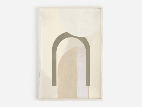 Abstract Print Contemporary Wall Art Large Abstract Print Abstract Bedroom Prints Neutral Art Print Boho Wall Decor