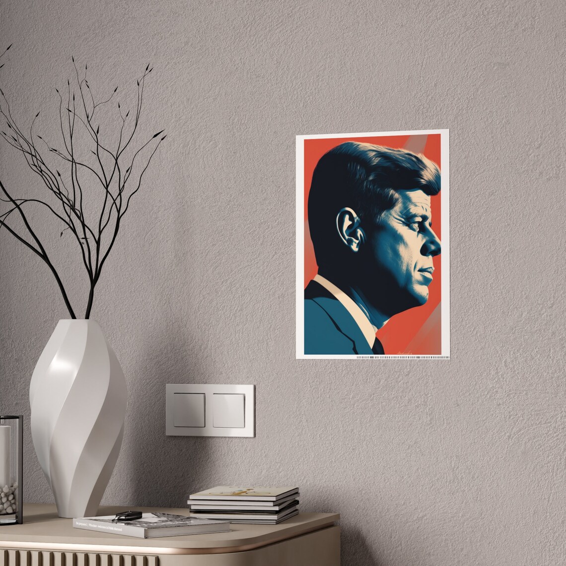 John F Kennedy Campaign Poster, Birthday Gift - Image 2