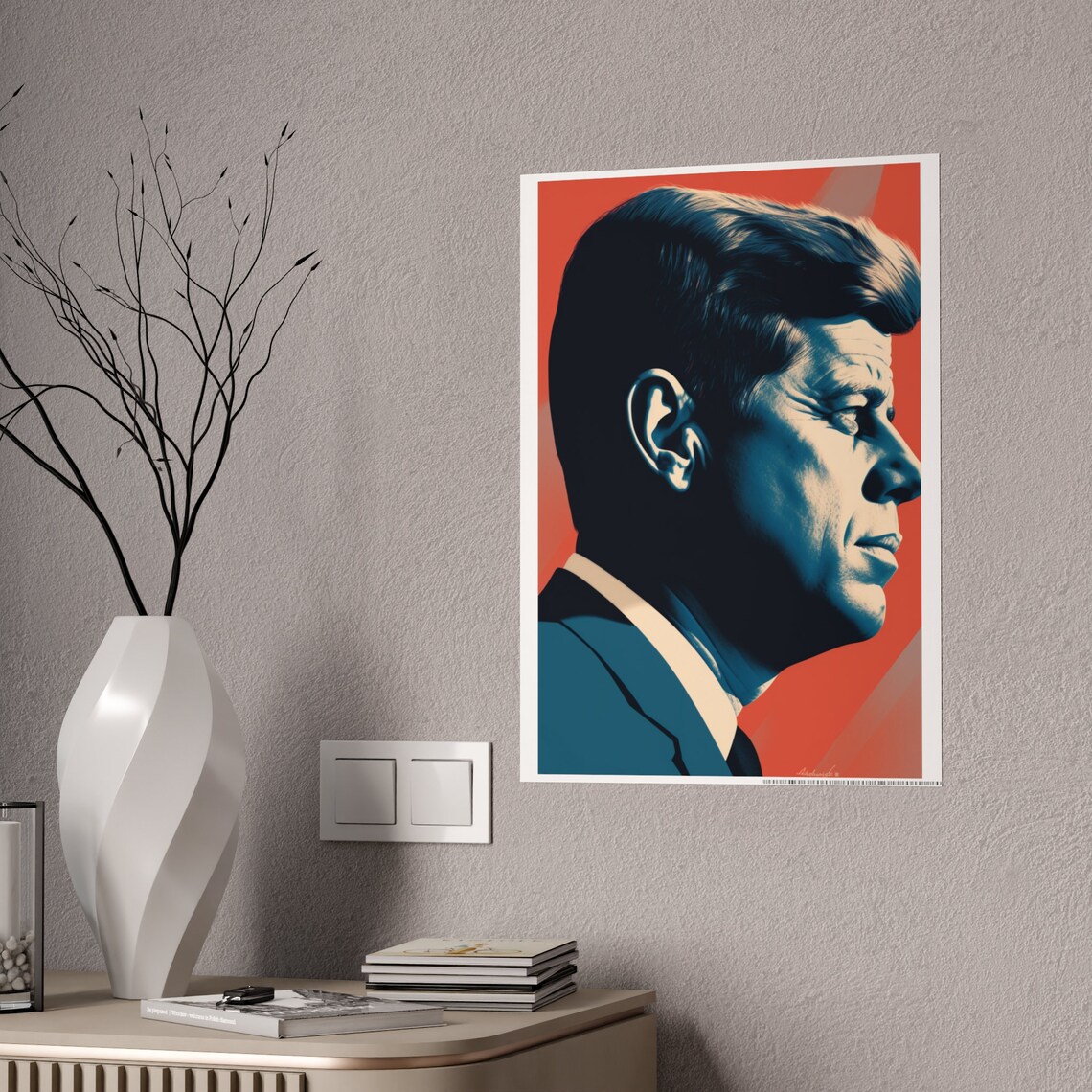 John F Kennedy Campaign Poster, Birthday Gift - Image 5