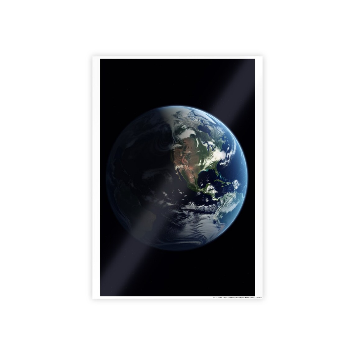 Earth Poster, Celestial Space Decor Gift